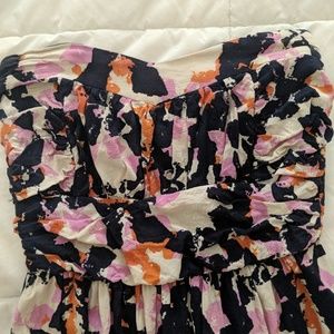 Mimi Chica high low strapless dress